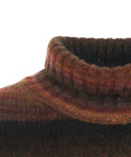 Maglione dolcevita in misto alpaca #multicolore