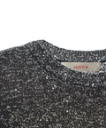 Top a maniche lunghe con paillettes #nero