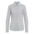 Camicia a righe #grigio