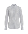 Camicia a righe #grigio