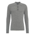 Polo in misto alpaca #grigio