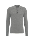 Polo in misto alpaca #grigio