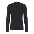 Polo in misto alpaca #nero