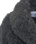 Cappotto in eco-pelliccia 'Camille Cocoon' #grigio