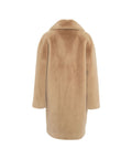 Cappotto in eco pelliccia 'Camille Cocoon' #beige