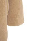 Cappotto in eco pelliccia 'Camille Cocoon' #beige