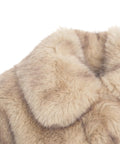 Giacca in pelliccia sintetica 'Lena' #beige