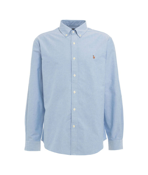 Camicia in oxford #blu