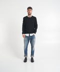 Maglione slim fit #nero