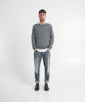 Maglione slim fit #grigio