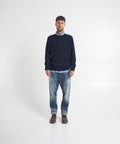 Maglione slim fit #blu