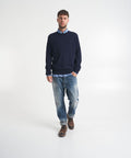 Maglione slim fit #blu