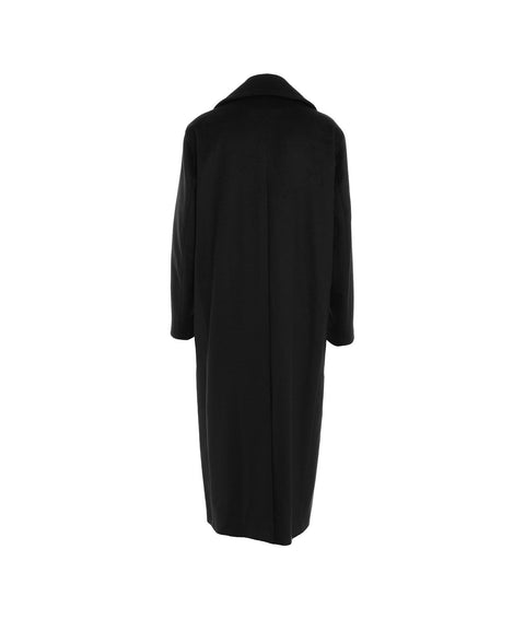 Cappotto in lana vergine #nero