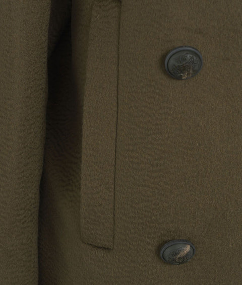 Cappotto in lana vergine #verde
