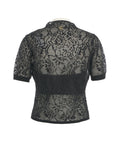 Maglia lupetto jacquard #nero