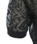 Maglia lupetto jacquard #nero