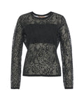 Maglia in pizzo #nero