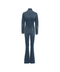 Tuta in denim #blu