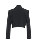 Blazer cropped #nero