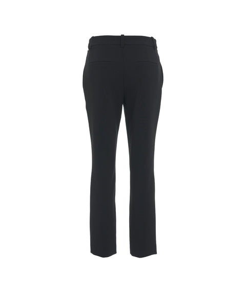 Pantaloni 'Quimper' con zip #nero