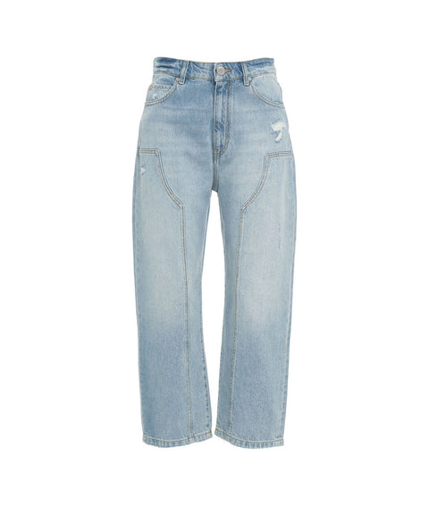 Jeans 'Mixer Loose' con inserti #blu