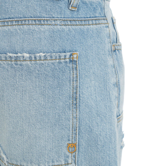 Jeans 'Mixer Loose' con inserti #blu