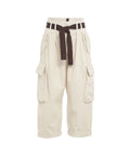 Pantaloni cargo 'Ronfare' #bianco