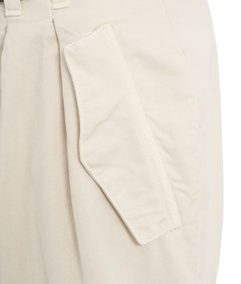 Pantaloni cargo 'Ronfare' #bianco