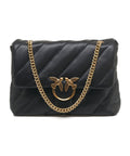 Borsa a tracolla 'Love Puff Big' in nappa #nero