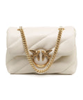 Crossbody 'Mini Love Puff' in nappa #bianco