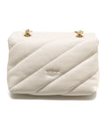 Crossbody 'Mini Love Puff' in nappa #bianco