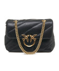 Crossbody 'Mini Love Puff' in nappa #nero