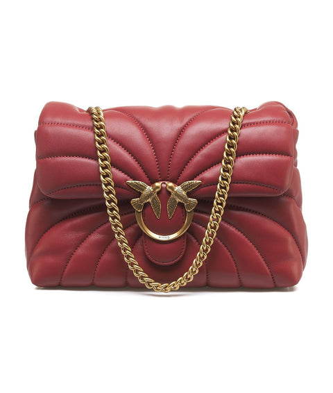 Maxi borsa a tracolla trapuntata #rosso