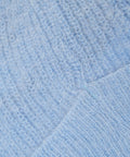 Berretto  a maglia in misto lana d'alpaca #blu