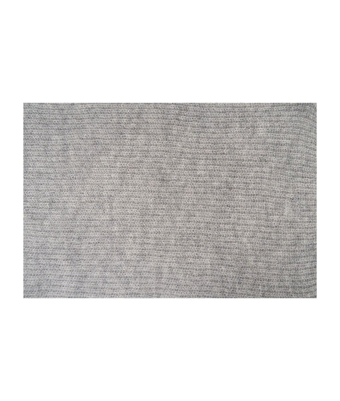 Sciarpa in misto alpaca lavorata a maglia #grigio