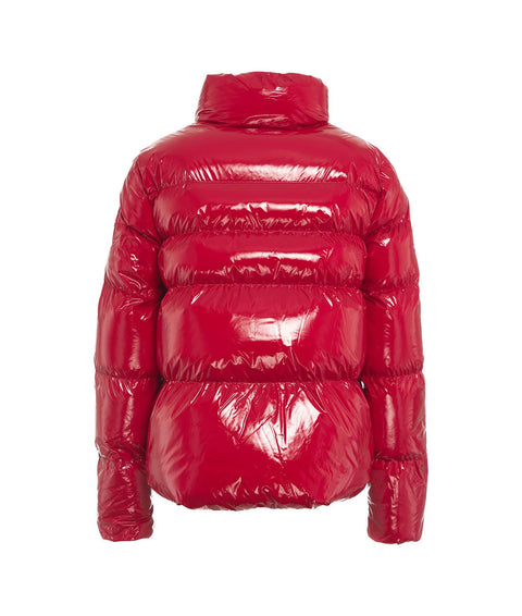 Piumino caban crystal nylon #rosso