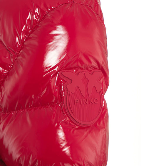 Piumino caban crystal nylon #rosso