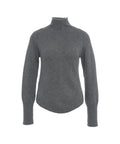 Maglione con colletto rialzato #grigio