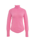 Maglione con colletto rialzato #rosa