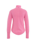 Maglione con colletto rialzato #rosa