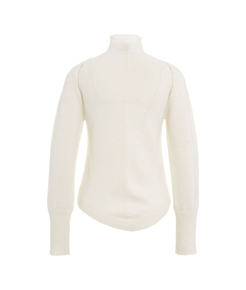 Maglione con colletto rialzato #bianco