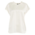 T-shirt in seta 'Farida' #bianco