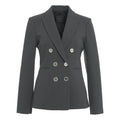 Blazer doppiopetto 'Alexia' #grigio