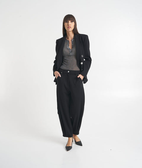 Blazer doppiopetto 'Alexia' #nero