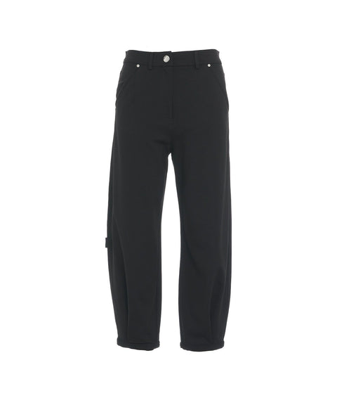 Pantalone punto stoffa #nero