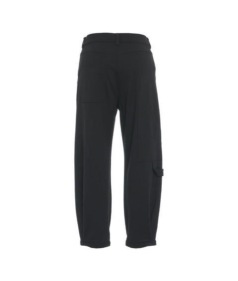 Pantalone punto stoffa #nero