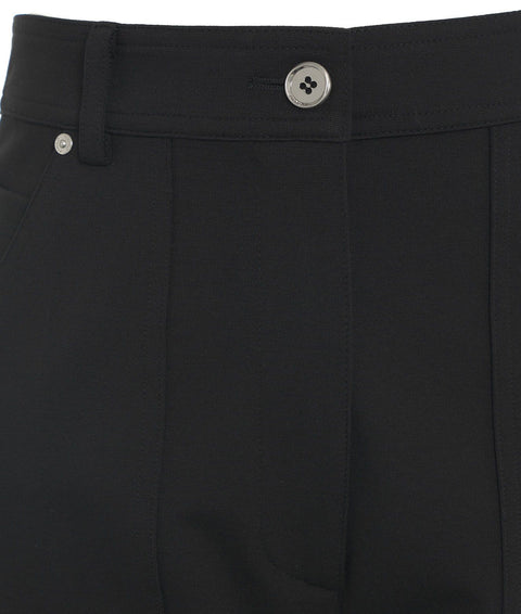 Pantaloni cropped casual #nero