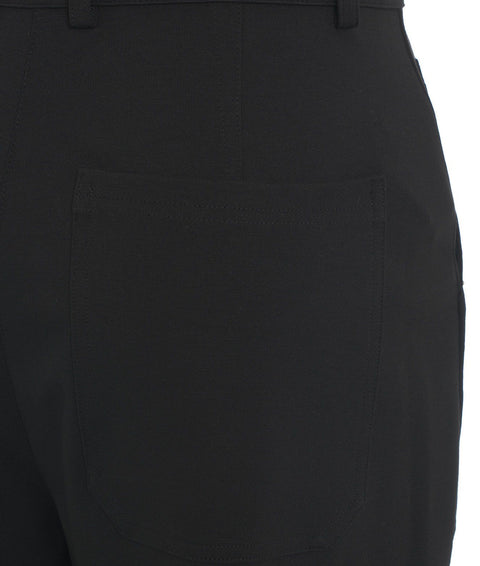 Pantaloni cropped casual #nero