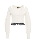 Cardigan 'Dosaggio' #bianco