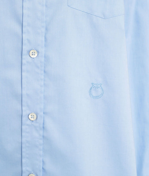 Camicia in Oxford di cotone 'Corea' #blu